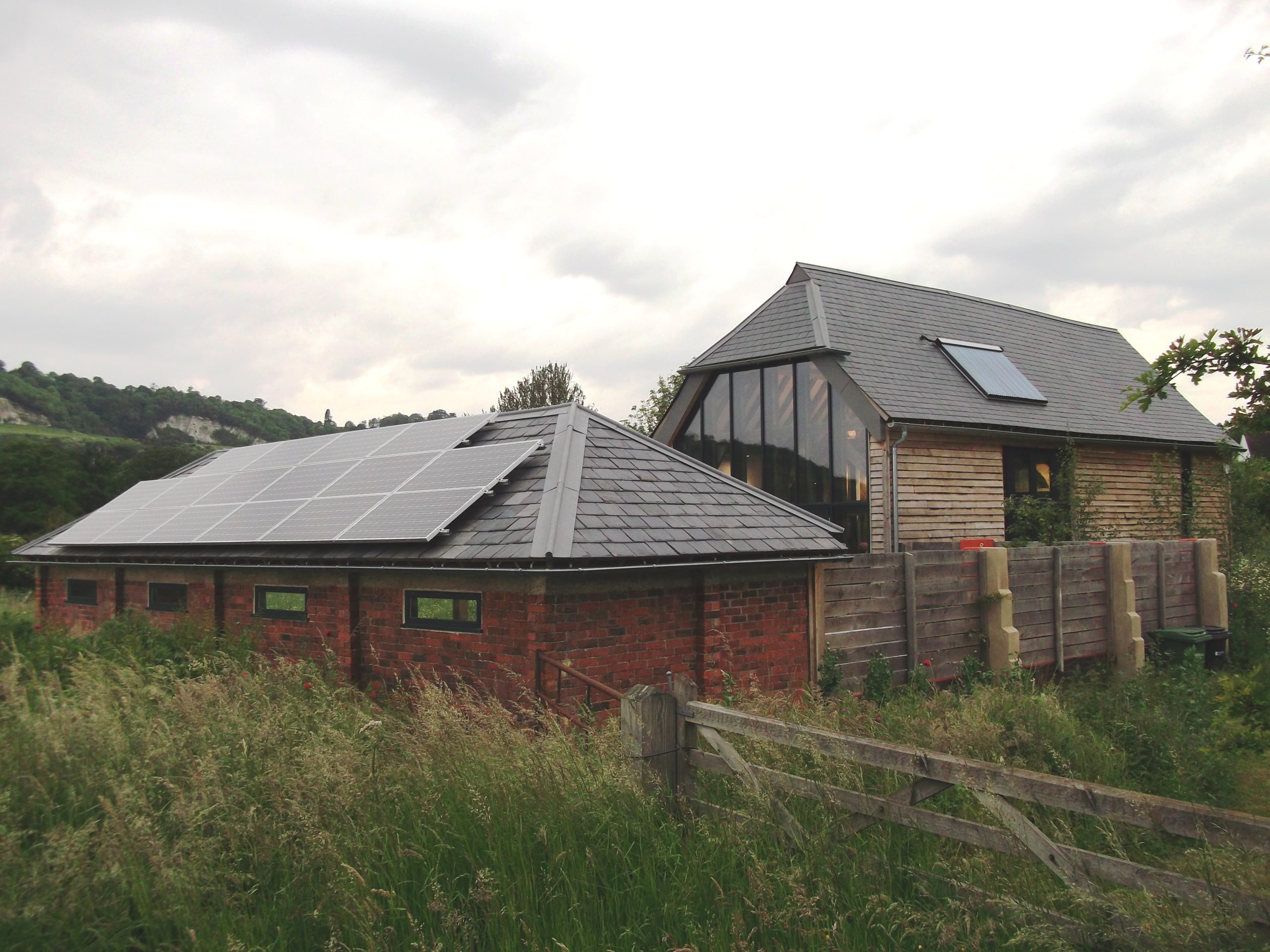 Barn conversion refurbished to a high standard of energy efficiency ...