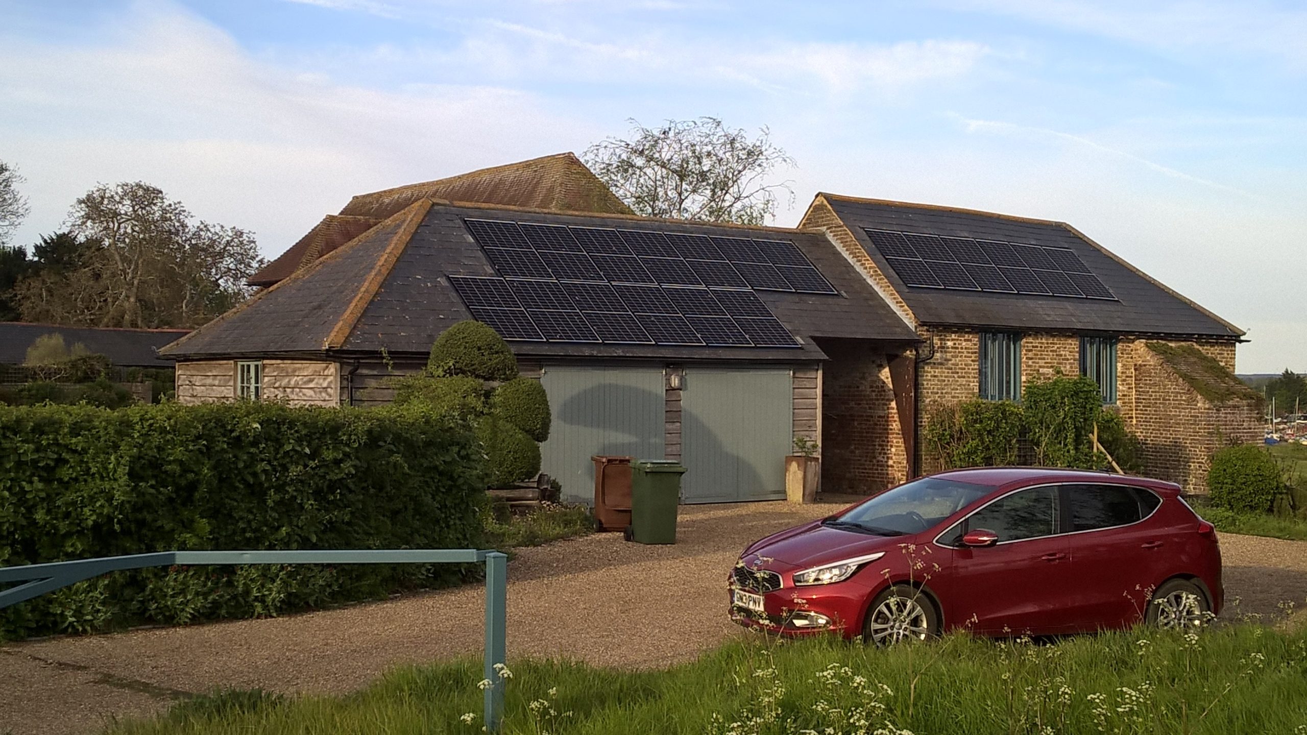 A listed barn conversion supplied by a 6.46kW PV array and a 14.2kWh ...
